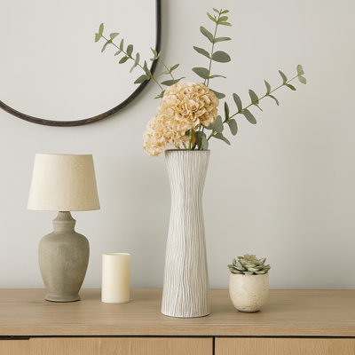 Richarson Ribbed Ceramic Floor Vase