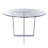 Wadley Glass Top Metal Base Dining Table-357195876-357195874