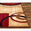 Tapis rouge à motif géométrique Carlecia-1466526857