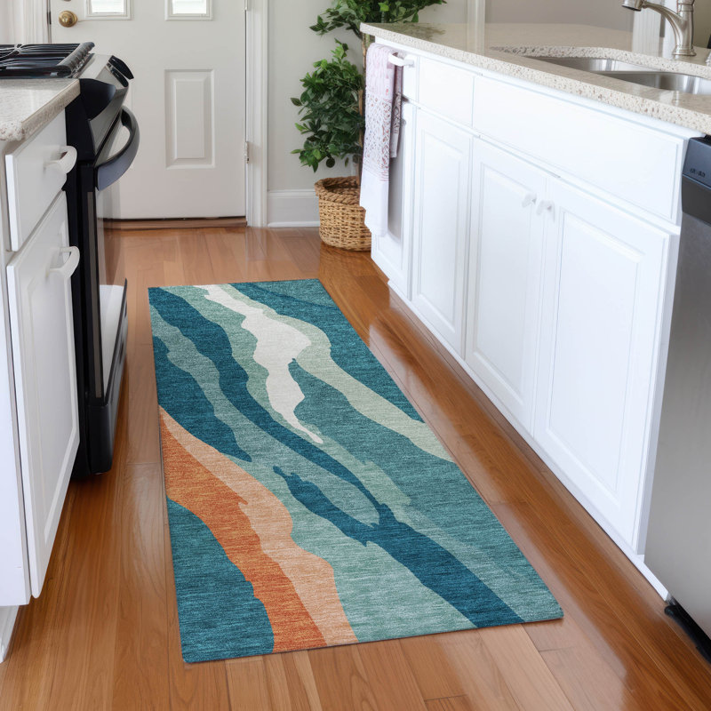 Tapis de qualité supérieure lavable à la machine Cossette AMF1047, Tapis de couloir 2 pi 3 po x 7 pi 6 po