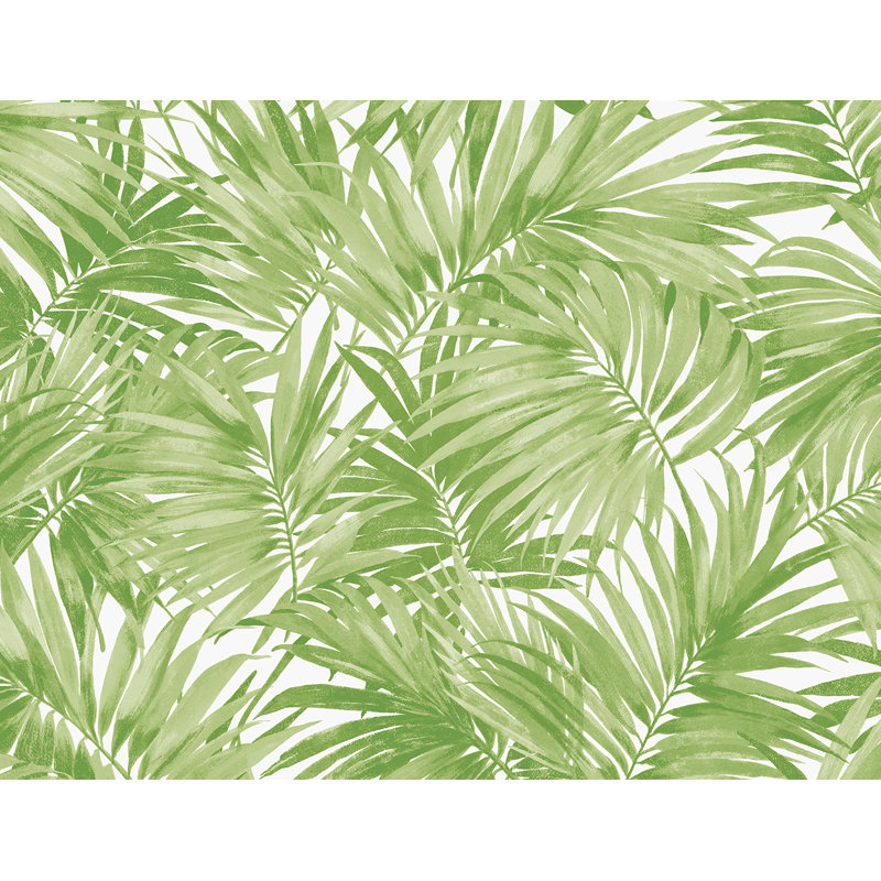 Floral Wallpaper Roll, Green