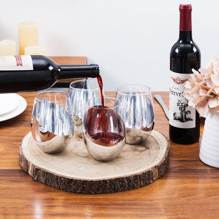 Latitude Run® 4 Piece 6.76 oz. Red Wine Glass Set & Reviews