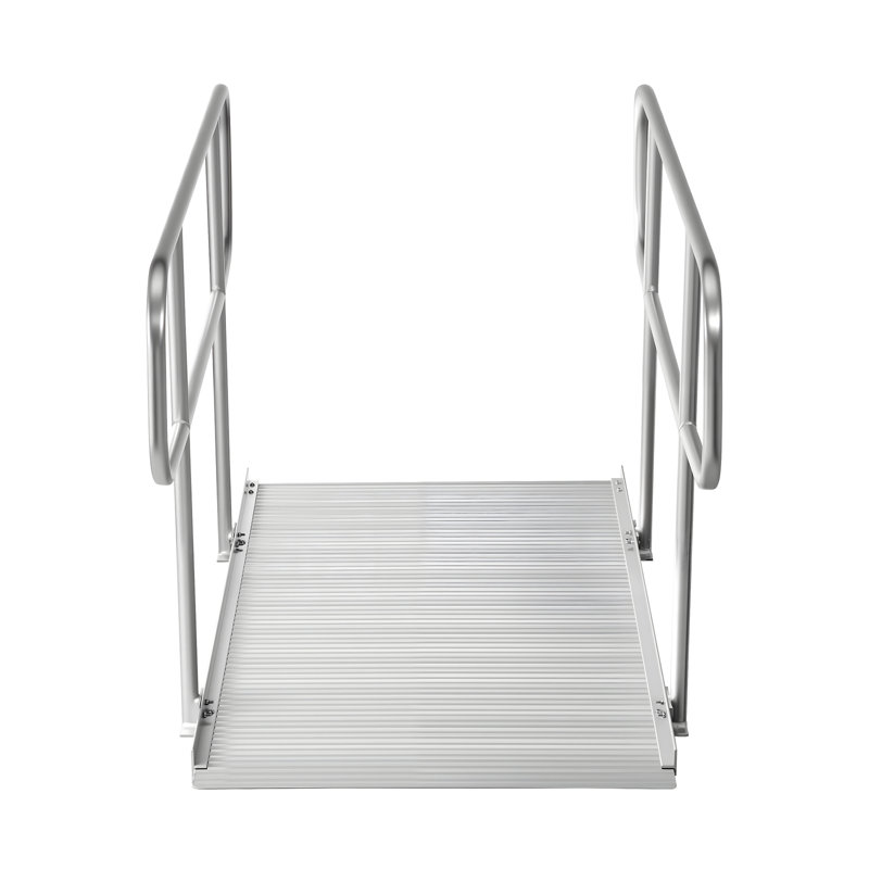 Rampe en aluminium pour fauteuil roulant 1 pièce 74,02 po x 37,4 po x 37,01 po en aluminium 1 pièce