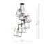 Leyva 6 - Light Black Cluster Pendant-35064255