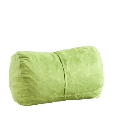 Fauteuil à billes de couleur 4 pieds - Suède cylindrique pour plus de confort Housse amovible et lavable Rembourrage en mousse coloré avec des espaces de vie confortables Rempli à la machine