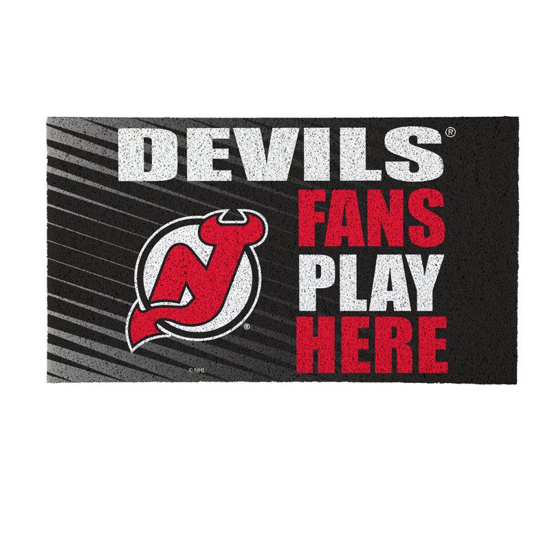 Tapis en PVC New Jersey Devils Fan, 28 po x 16 po