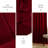 Velvet Curtains Thermal Insulated Sound Reducing Heavy Matt Heat & Chill Resistant Drapes for Home Decoration, 2 Panel-1027825619-1027825579