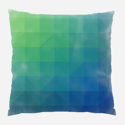 Coussin décoratif géométrique
