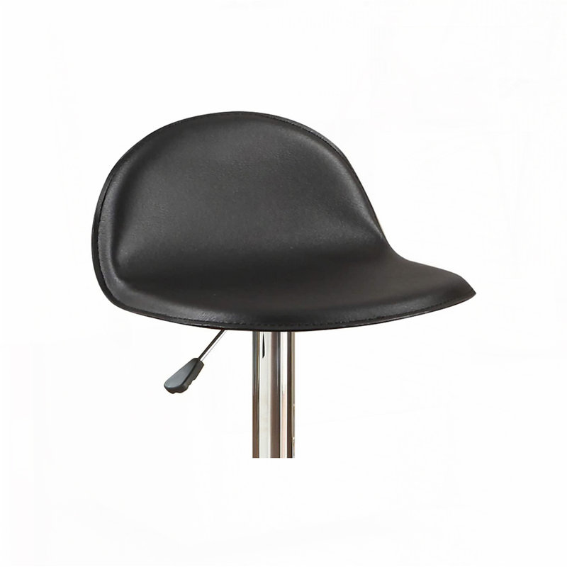 Ensemble de chaises noires à hauteur réglable