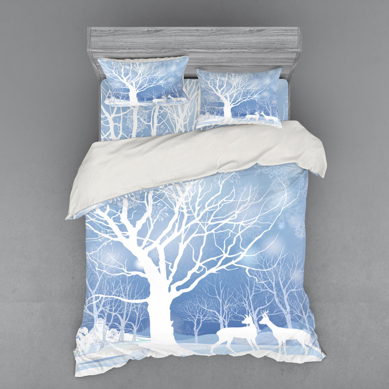 Rustic Polyester Duvet Cover, Queen Duvet Cover + 3 Additional Pieces