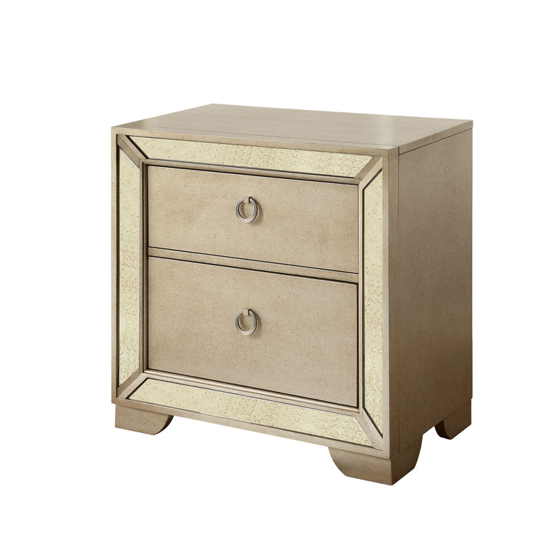 Table de chevet 2 tiroirs Depew
