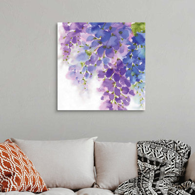 " Wisteria I " by Eva Watts Painting Print
