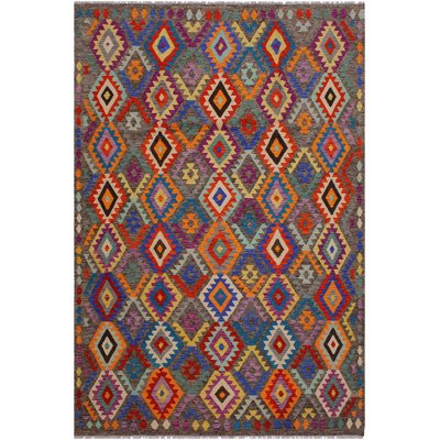 Lowyn Wool Geometric Indoor Rug