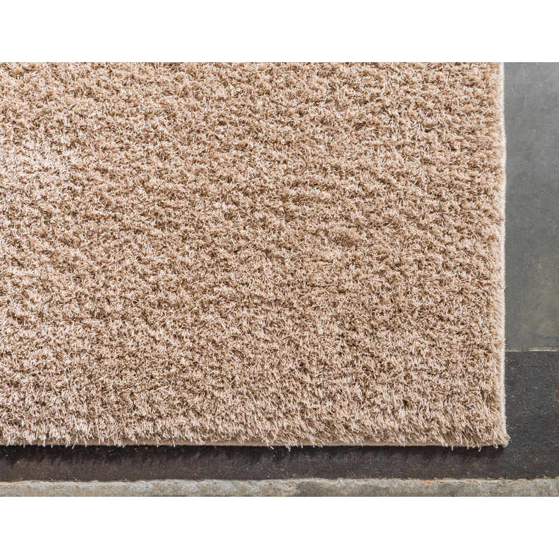 Tapis taupe Amatury, Tapis de couloir 2 pi 7 po x 10 pi