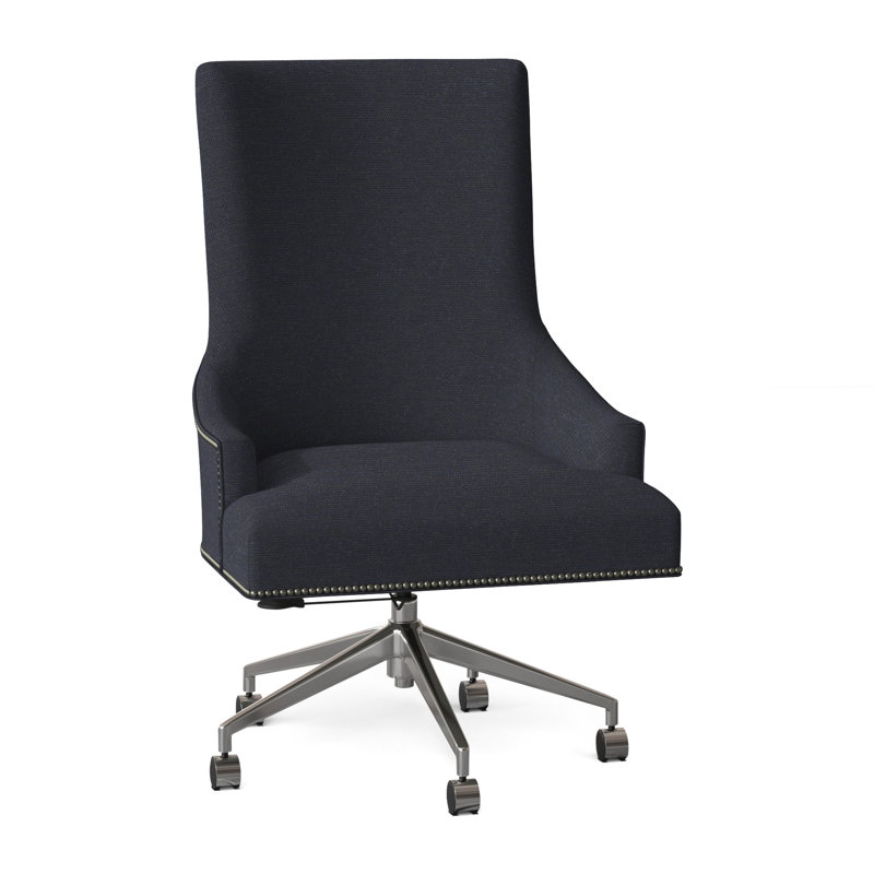 Chaise de travail Ashton, Perigold Play - bleu marine, Nails, Nickel