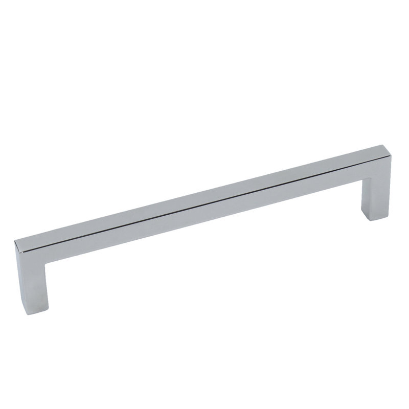 Poignée barre carrée 6 5/16" centré Kai, Nickel poli
