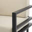 Chaise longue avec coussins Cirsten