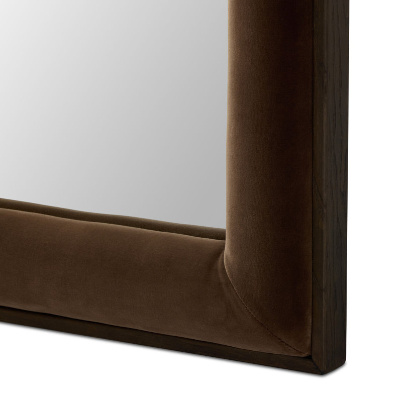 Velaz Rectangle Floor Mirror, Surrey Mink