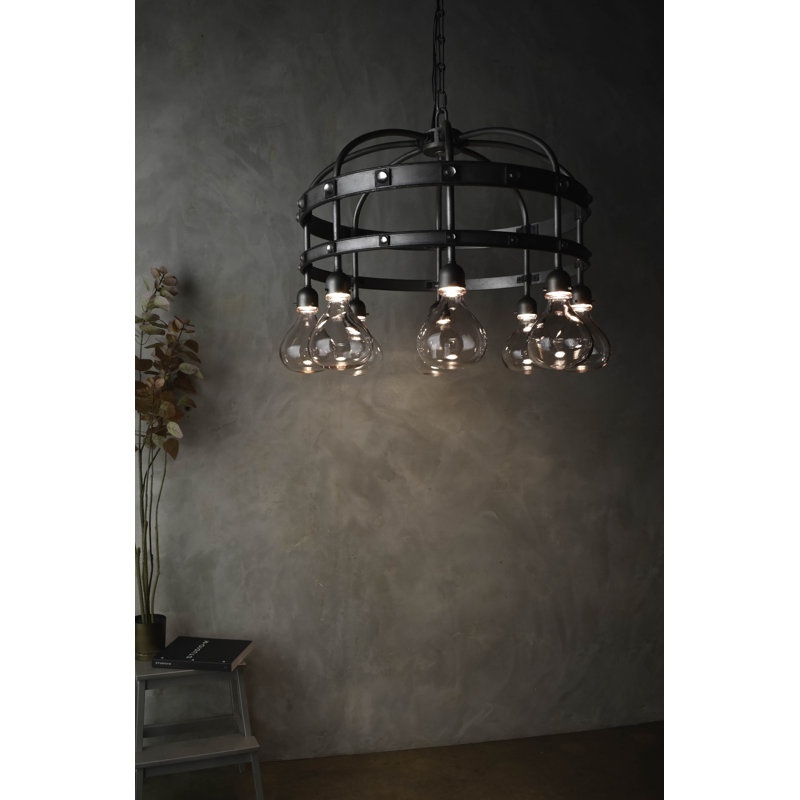 8 - Light LED Pendant, Merlot