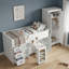 Kids Midsleeper With Wardrobe Bedroom Set-1542490848