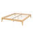 Solid Dry Bamboo Wood Platform Bed-1791587020