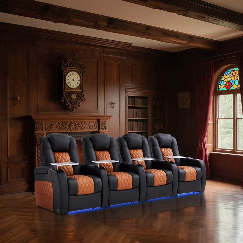 Fauteuil inclinable électrique à gravité zéro, Noir / chameau