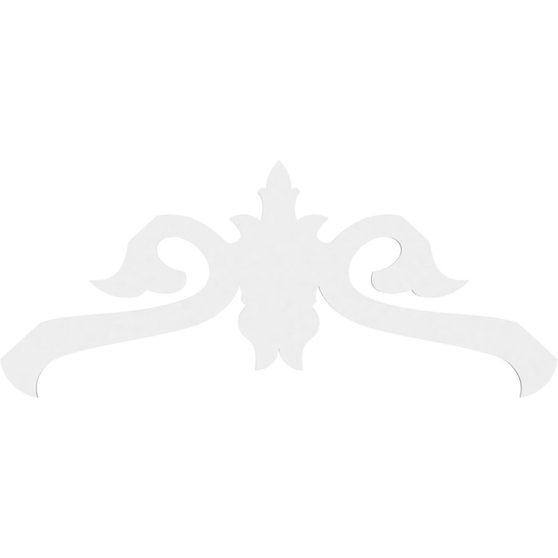Florence Architectural Grade PVC Gable, 33" H x 72" W x 1" D, 11/12