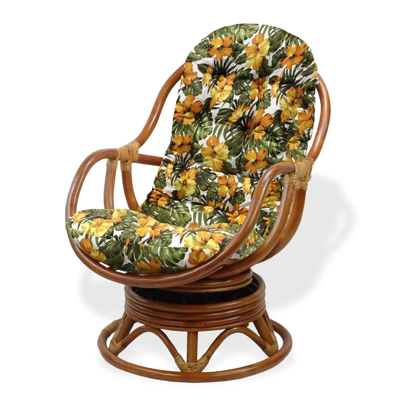 Chaise berçante Anairis, Colonial, Bois médium
