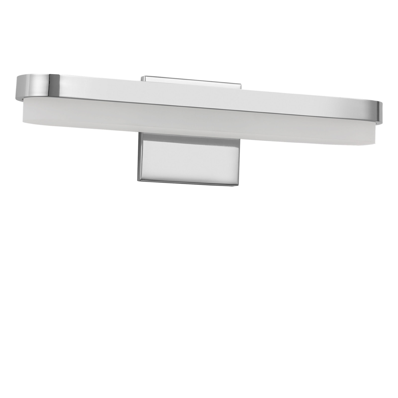 Single Light Vanity Light, Chrome, 5" H x 18" W x 4" D