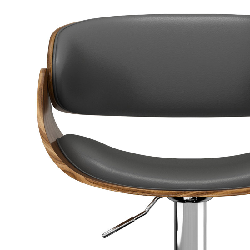 Tabouret de bar Amery, Gris anthracite