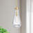 1-light Raindrop Modern Thick Glass Pendant-48581796