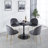 Ceballo Table Mid-century Dining Table for 4-6 people With Round Mdf Table Top, Pedestal Dining Table, End Table Leisure Coffee Table-802887413-707441822-722620958