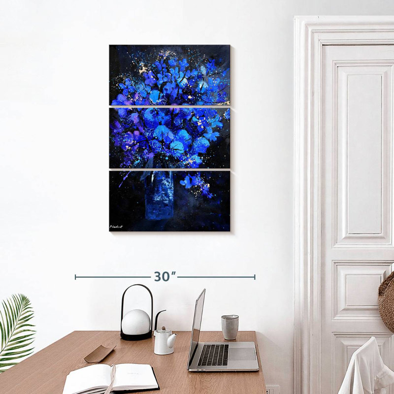 Avery Blue Still Life, 32" H x 20" W