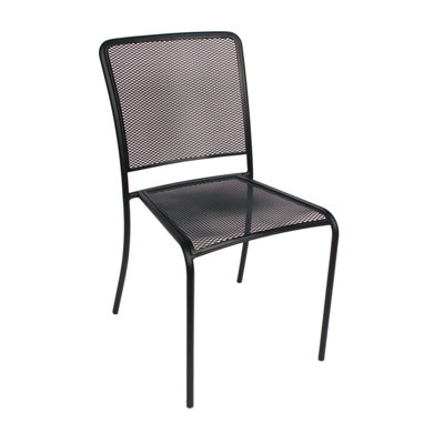 Chesapeake Premium All-Weather Wicker Outdoor Stacking Dining Side Chair