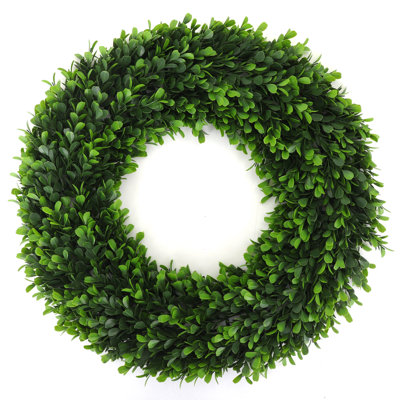 Faux Holly Wreath