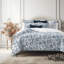 Ensemble d'édredon en coton bleu bleuet Bronte-110400232