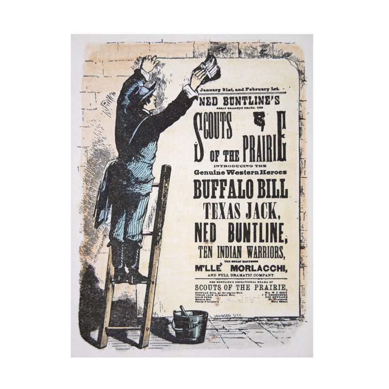 «American School Scouts Of The Prairie Play», 1874, art sur toile, H 24 po x l 18 po