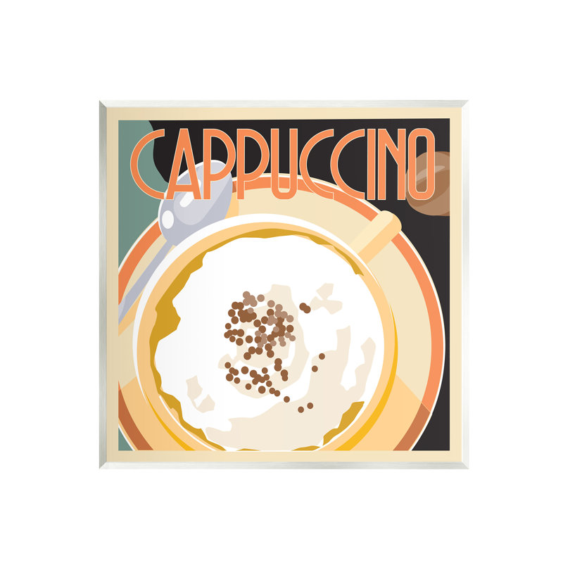 Az-756-Bois, cappuccino rétro, impression sur toile