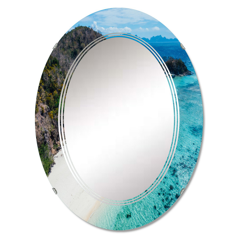 Miroir de salle de bain sans cadre, 30 po x 20 po