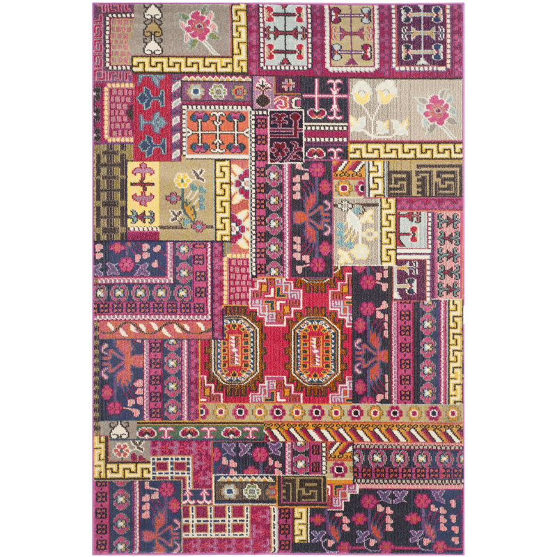 Tapis abstrait Chana Performance, Rectangle 4 pi x 5 pi 7 po