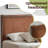 Wooden platform bed with upholstered base-2029263071-2029263067