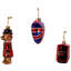 9.1'' Glass Animals Holiday Shaped Ornament