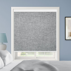 Fastfix Solar-Powered Motorized Blackout Cordless Roller Shade