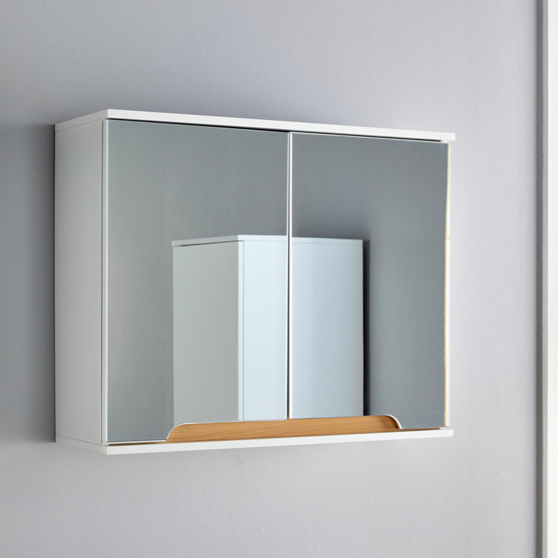Florence Wall Mounted Required Bathroom Cabinet, White