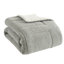 Ensemble d'édredon gris double / grand - Fausse housse en 100% pour créer une chambre à coucher de taille sereine avec 2 taies décoratives-117422085