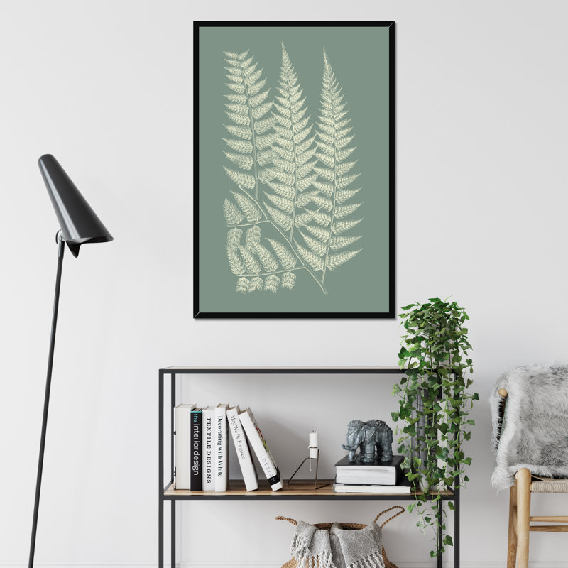 Ferns On Sage III by Vision Studio - Painting on Canvas, 91cm H x 61cm W, Paper Print
