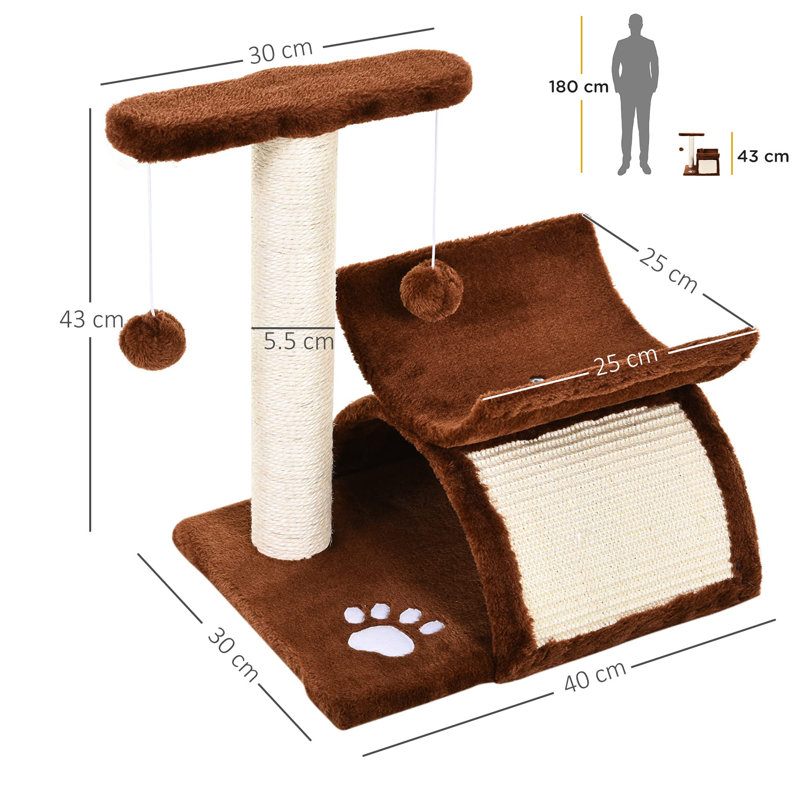 Alexandro 109.22cm H Cat Tree