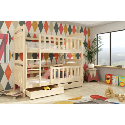 Landers Storage Bunk Bed with Mattress