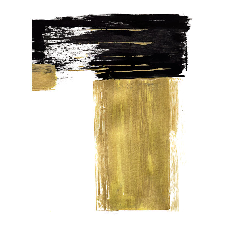 Gold Glory, 16" H x 12" W, No Mat, Black Floater Framed Canvas