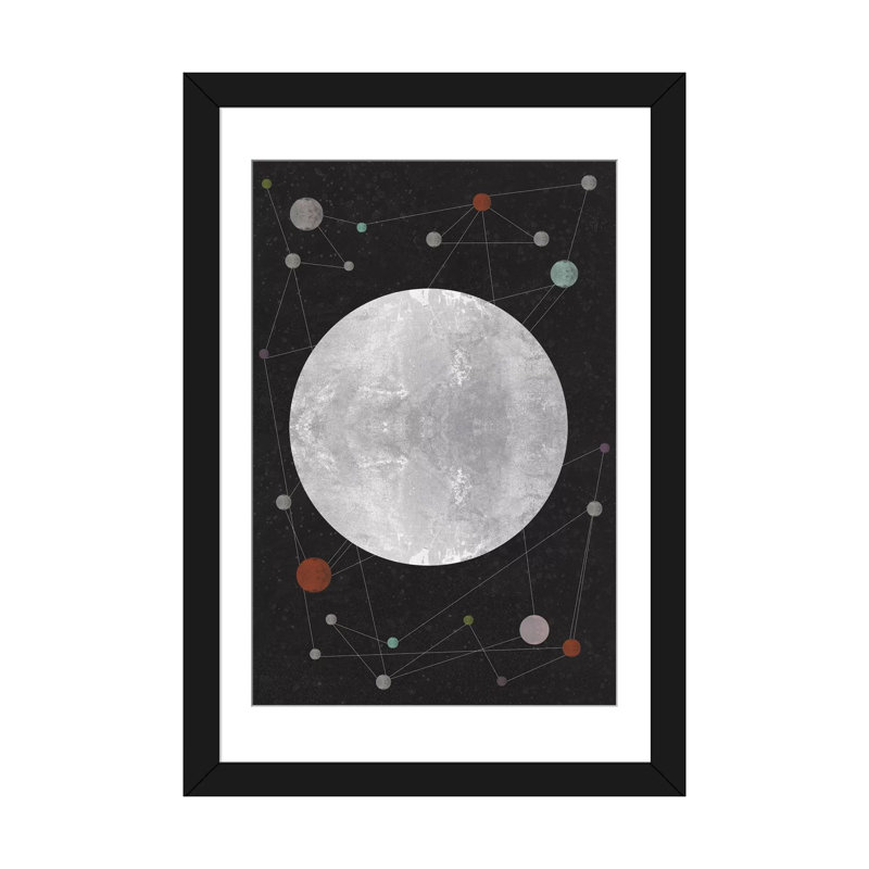« unstellan inconnue », impression sur toile tendue, Papier d'art encadré noir, Blanc, H 32 po x l 24 po x P 1 po